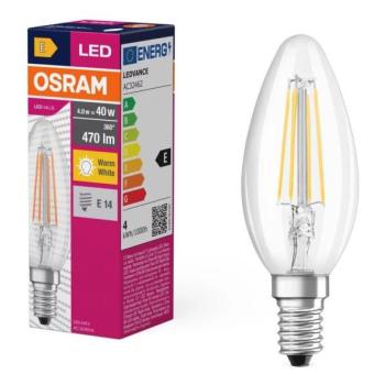 Osram LED Izzó FILAMENT B40 E14/4W/230V 2700K  kép