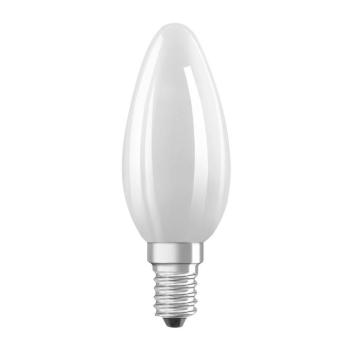 OSRAM LED izzó gyertya matt E14 1,2W 4000K 255lm kép