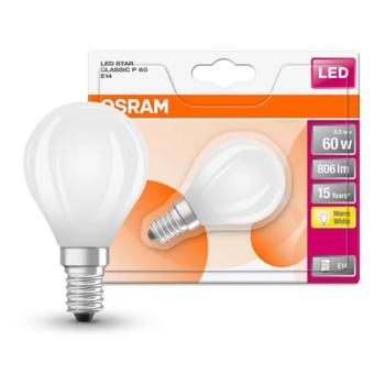 Osram LED Izzó STAR E14/6,5W/230V 2700K  kép