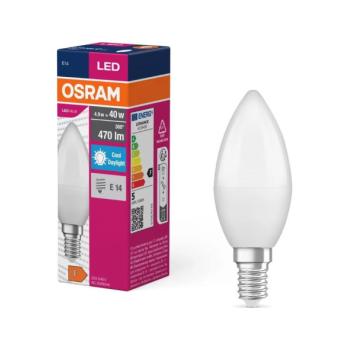 Osram LED Izzó VALUE B40 E14/4,9W/230V 6500K  kép