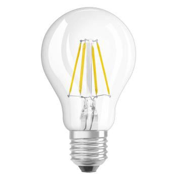 OSRAM LED lámpa E27 4W izzószál 4000K átlátszó kép