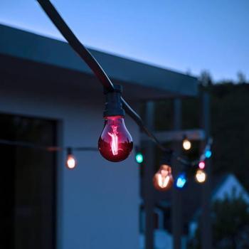 OSRAM LED lámpa E27 Star Décor Cla A 2.5W, piros színű kép