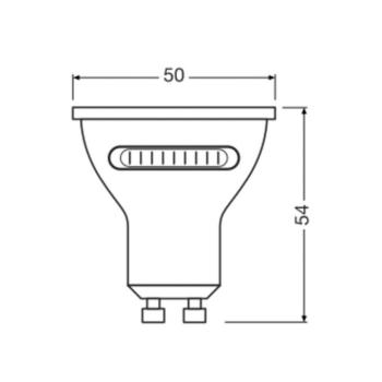 OSRAM LED reflektor GU10, PAR16, CCT, 4,2 W, 36°, 400 lm kép