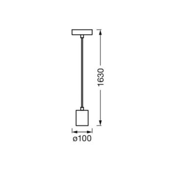 OSRAM lógó világítás VINTAGE 1906 CYLINDER, fa, Ø 10 cm, E27 kép