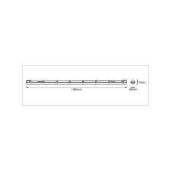 OSRAM nedves helyiségekhez alkalmas lámpa SUBMARINE 156 cm 1 x 19 W G13-LED IP65 kép