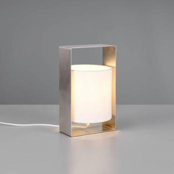 Pail asztali világítás, matt nikkel, fém, magasság 27 cm kép