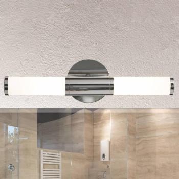 Palmo fali lámpa, 2 izzós króm kép