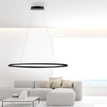 Paul Neuhaus LED-es függőlámpa Titus, 118x56cm, CCT, fényerőszabályzóval, kép
