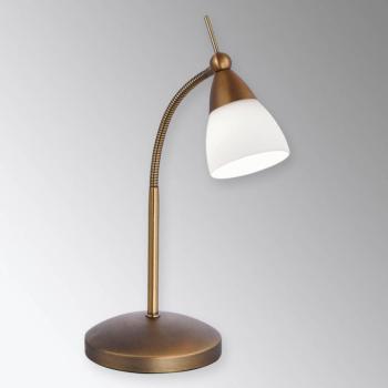 Paul Neuhaus Pino asztali lámpa, antik sárgaréz, 45 cm, fényerőszabályzóval kép