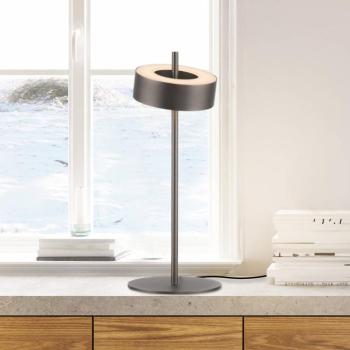 Paul Neuhaus Smart LED-es asztali lámpa Q-Rotate sötétbarna 40 cm kép