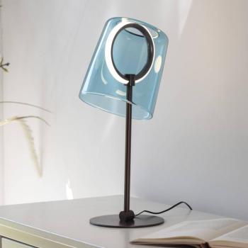 Paul Neuhaus Zula LED-es asztali lámpa, kék, magasság 42 cm kép