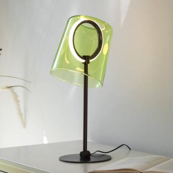 Paul Neuhaus Zula LED-es asztali lámpa, zöld, magasság 42 cm kép