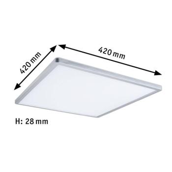 Paulmann Atria Shine Panel 3-fok. króm 840 42x42 kép