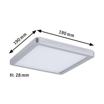 Paulmann Atria Shine Panel on/off króm 840 19x19 19x19 kép