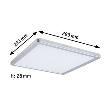 Paulmann Atria Shine panel on/off króm 840 29x29 kép