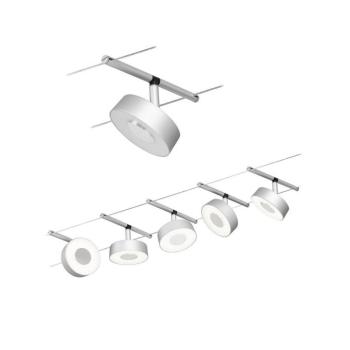 Paulmann Circle LED kábelrendszer 5fl. matt króm kép