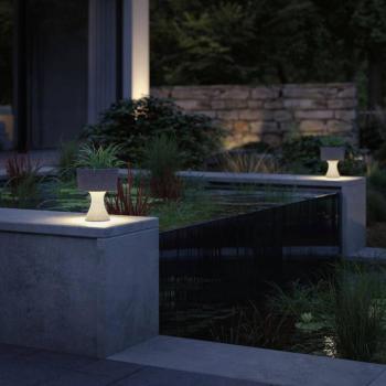 Paulmann Concrea LED deco lámpa, virágosláda kép