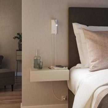 Paulmann Hulda USB LED fali spot 3 fokozatú, halvány fehér kép