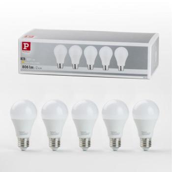 Paulmann KÉSZLET 5x LED Izzó A60 E27/9W/230V 2700K  kép