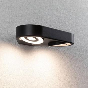 Paulmann LED érzékelős fali lámpa Silma antracit 2-lámpás IP44 kép