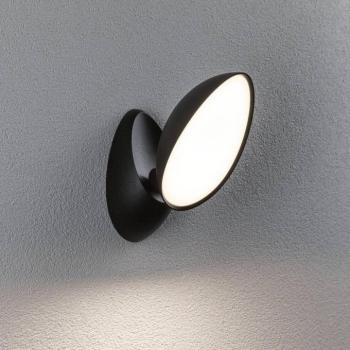 Paulmann LED kültéri fali lámpa Batona, antracit 27 cm alumínium IP44 kép