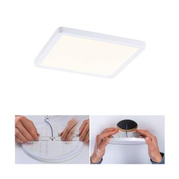 Paulmann LED panel Areo 3 000K szögl. 17,5 cm feh. kép