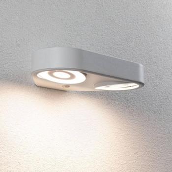 Paulmann LED szenzoros kültéri fali lámpa Silma fehér 2-lámpás IP44 kép