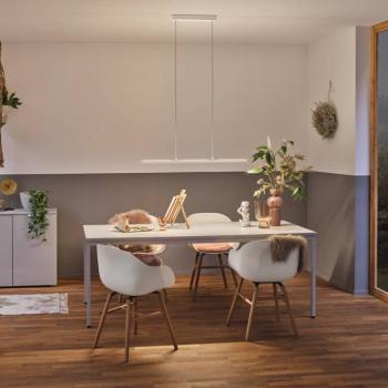 Paulmann Lento LED-es függőlámpa, fehér, dimmelhető, Up-&Downlight kép