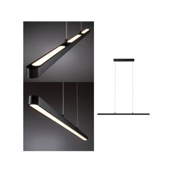 Paulmann Lento LED függőlámpa fekete dimmelhető Up-&Downlight kép