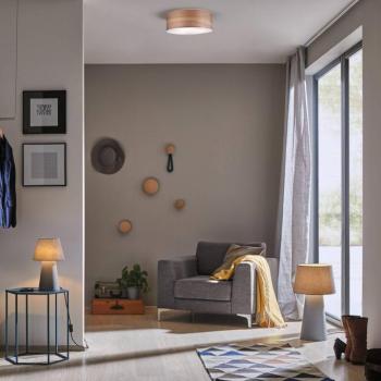 Paulmann Liska mennyezeti lámpa fa ernyővel kép