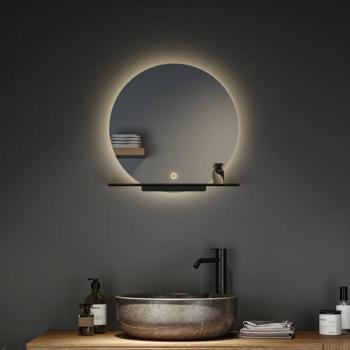 Paulmann Miro LED fali tükör CCT Ø50cm háttérvilágítással kép