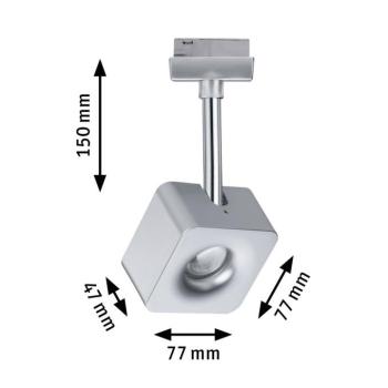 Paulmann URail Cube LED spotlámpa dimm. 2700K króm kép