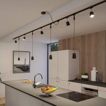 Paulmann URail kábelbevezetés Zigbee 1 m, matt fekete kép