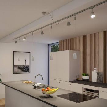 Paulmann URail kábelbevezetés Zigbee 1 m, matt króm kép