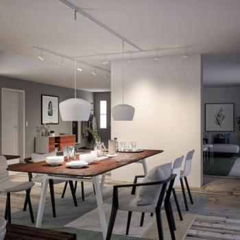 Paulmann URail zárósapka 2 db-os készlet fehér kép