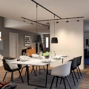 Paulmann URail zárósapka 2 db-os készlet fekete kép