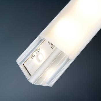 Paulmann YourLED Delta profil diffúzorral, 2m alu kép