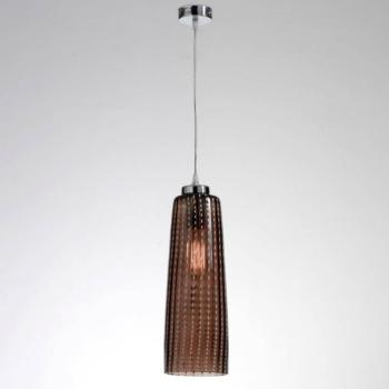 Perle üveg függőlámpa, szürke kép