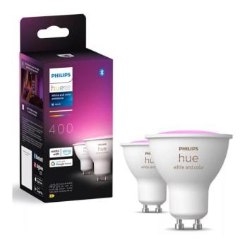 Philips 2x Philips Hue WACA GU10 RGBW LED izzó, 4,2W, 2000 kép