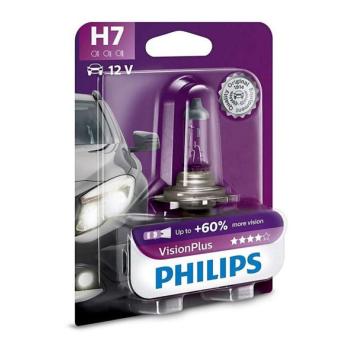 Philips Autó izzó Philips VISIONPLUS 12972VPB1  H7 PX26d/55W/12V  kép