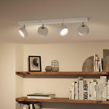 Philips Bracia LED mennyezeti spotlámpa, 4 izzós, fehér kép