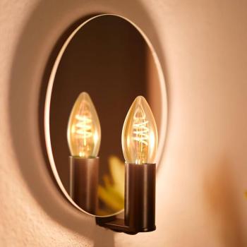 Philips Classic B35 LED gyertya arany E14 2.5W kép