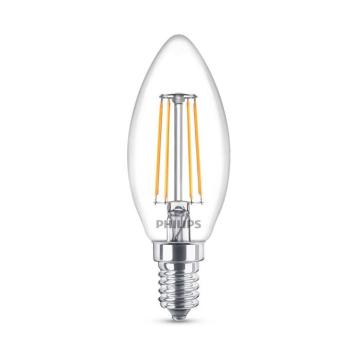 Philips Classic LED-lámpa E14 B35 4,3W világos 4.000K kép