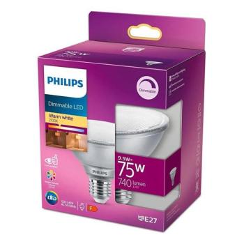 Philips Dimmelhető LED izzó Philips E27/9,5W/230V 2700K  kép