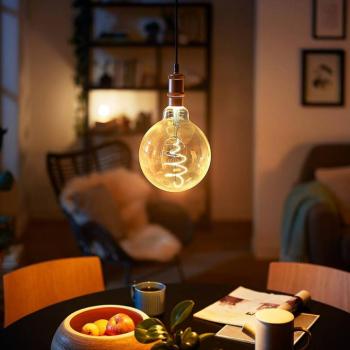 Philips E27 Giant LED gömblámpa 7W arany dimm. kép