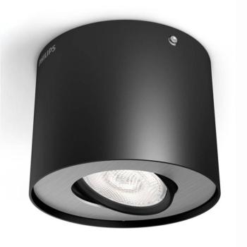 Philips fázis LED downlight fekete 1 égős kép