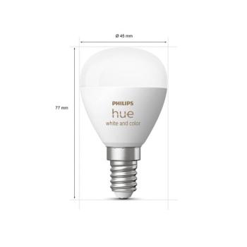 Philips Hue White&Color Ambiance E14 5,1 W 2-es kép