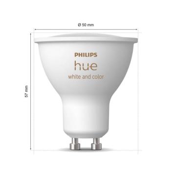 Philips Hue White & Colour Ambiance Starter Kit GU10 4.2W  kép