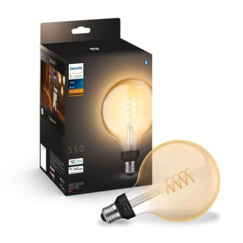 Philips Hue White E27 7W G125 550lm kép