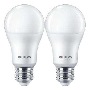 Philips KÉSZLET 2x LED Izzó Philips A67 E27/13W/230V 4000K  kép
